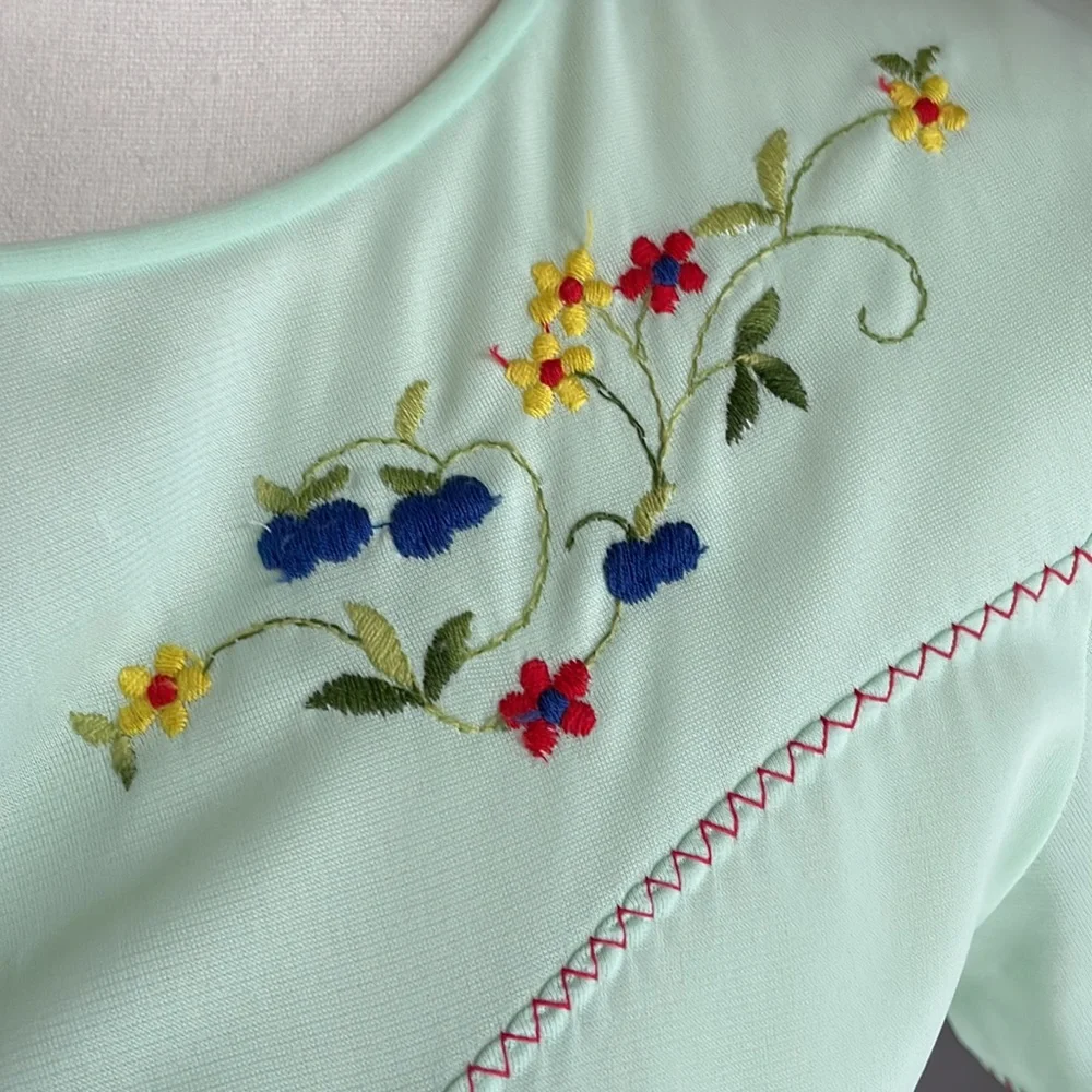 Lorraine 70’s Vintage Nightgown Robe Set XS - Picture 4 of 16